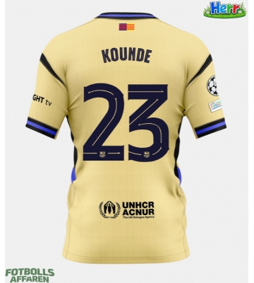 Barcelona Jules Kounde #23 Bortatröja 2025-26 Kortärmad